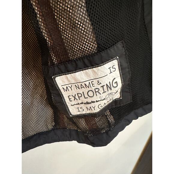 Boys North Face Dryvent Hooded Jacket sz M (10/12) Black and Gray North Face - Picture 4 of 9